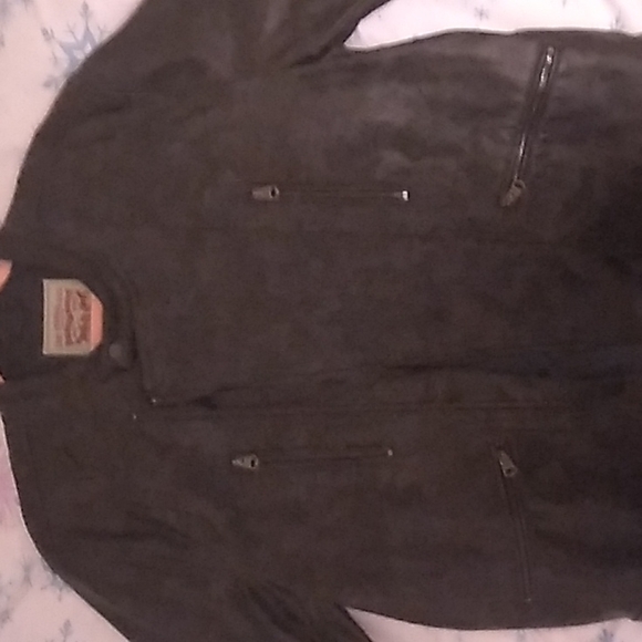 Leather biker jacket - Picture 2 of 2